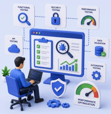 Enterprise software testing security optimization