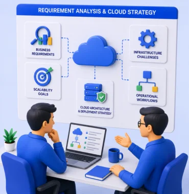 Cloud application requirement analysis infrastructure planning