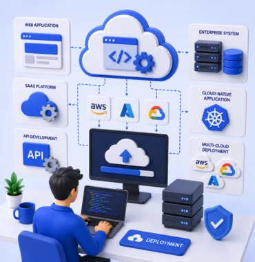 Cloud application development deployment DevOps automation