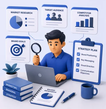 Corporate branding planning and business research
