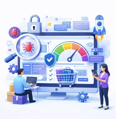 Ecommerce website testing performance optimization and security