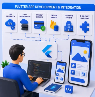 Flutter mobile app development API integration