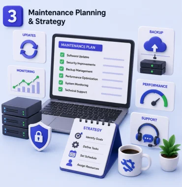 Website maintenance planning optimization workflow