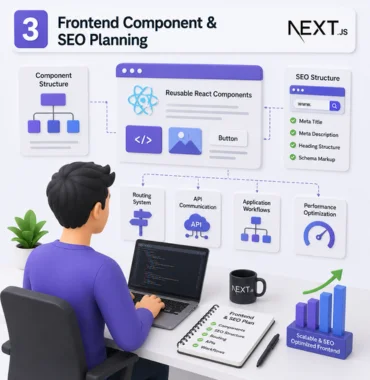 Next.js frontend component planning React architecture