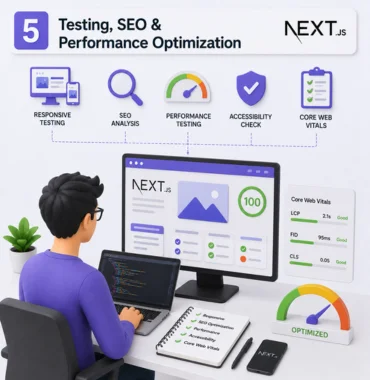 Next.js testing SEO optimization Core Web Vitals