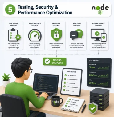 Node.js testing security optimization scalability