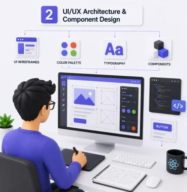 React.js UI UX architecture component planning