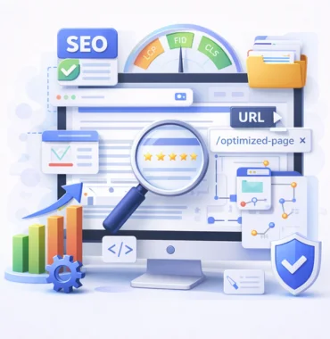 SEO optimization and technical improvements during redesign