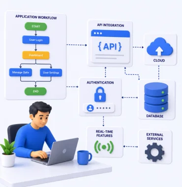 Web application workflow API integration planning