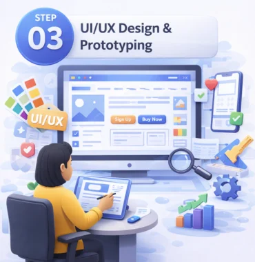 UI UX design for web application dashboards and systems