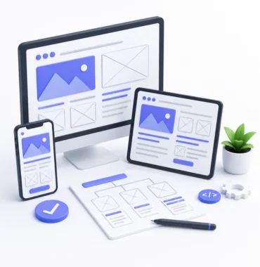 Responsive Website Wireframe and UX Architecture